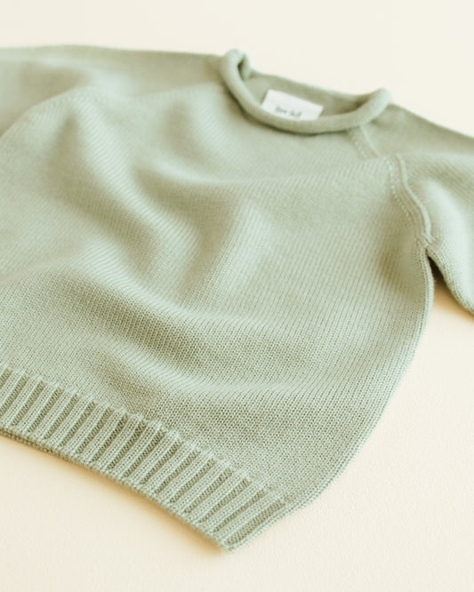 Hvid - Georgette Sweater (Mint)