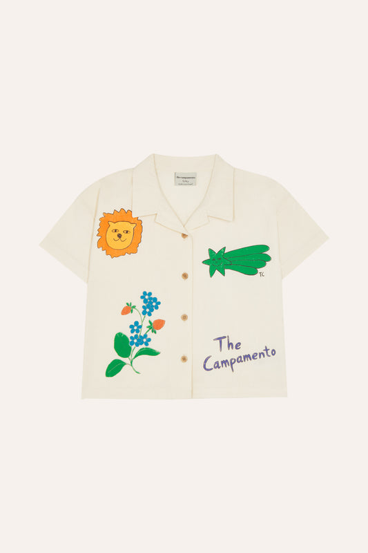 The Campamento - Drawings Ecru Shirt