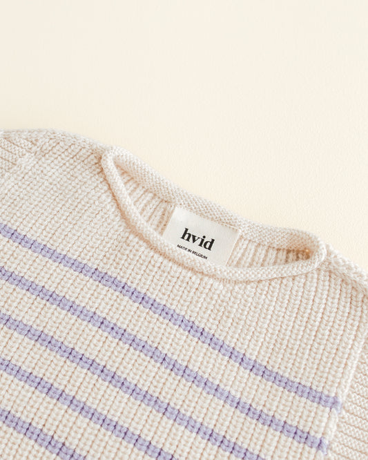 Hvid - Harvey Vest (Cream/Lilac - Baby)