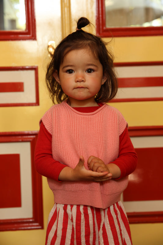 Hvid - Harvey Vest (Bubblegum - Baby/Kid)