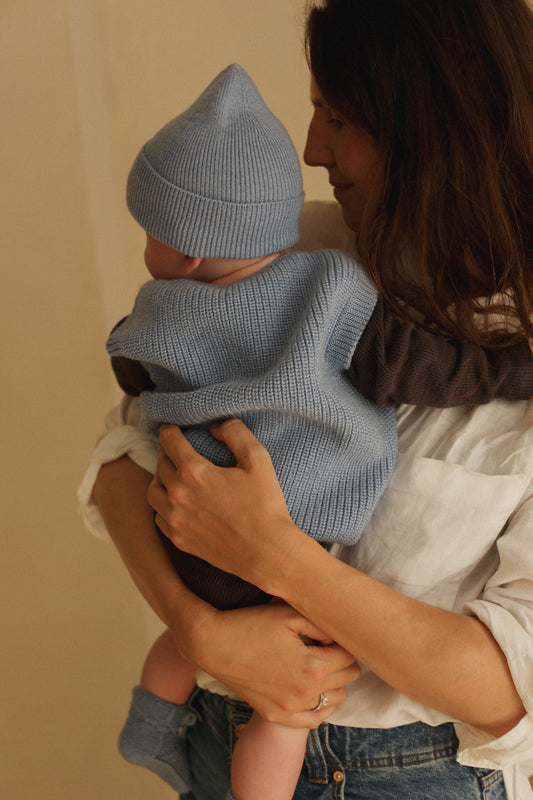 Hvid - Harvey Vest (Light Blue - Baby)