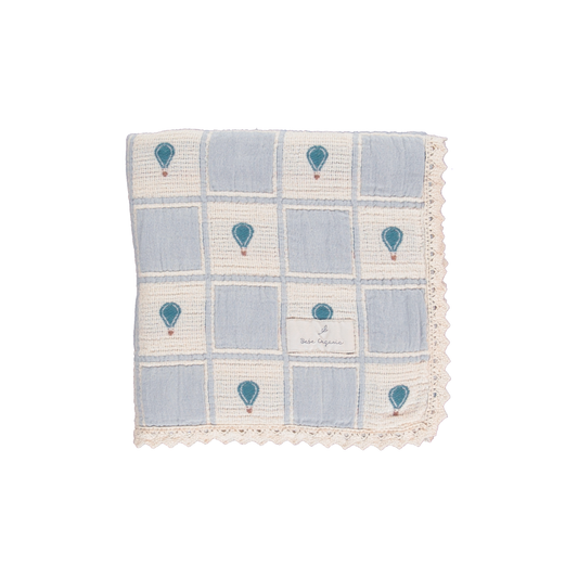 Bebe Organic - Balloon Blanket (Blue)