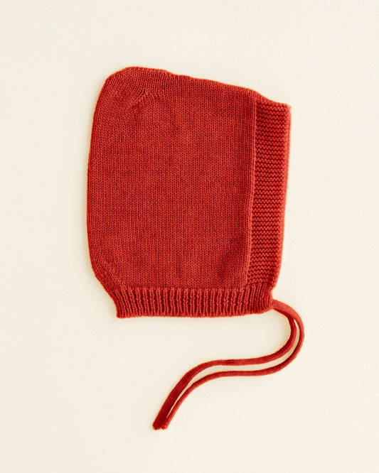 Hvid - Pixie Bonnet Isidor (Red)