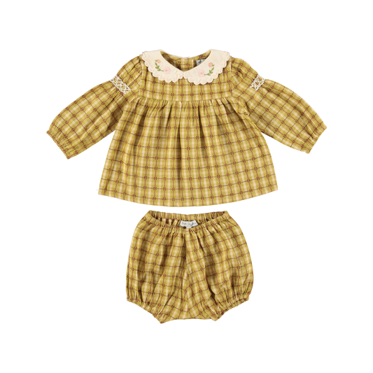 Bebe Organic - Saphira Baby Set (Nostalgic Green)