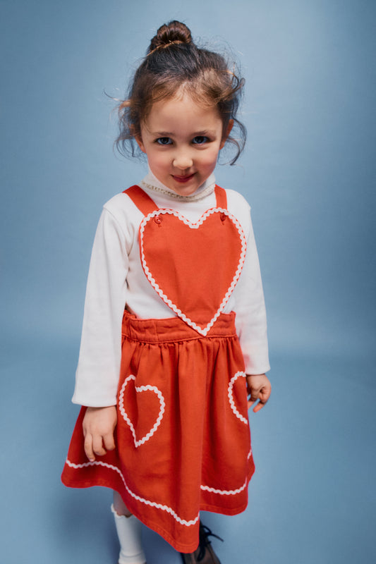Bebe Organic - Maya Skirt (Heart Zigzag)