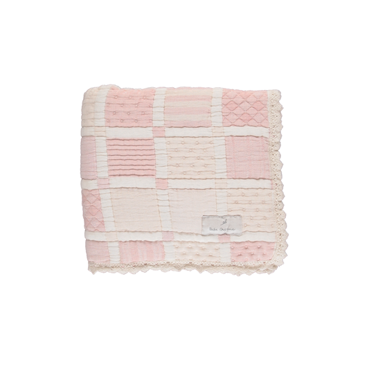 Bebe Organic - Mai Blanket (Mauve Patchwork)