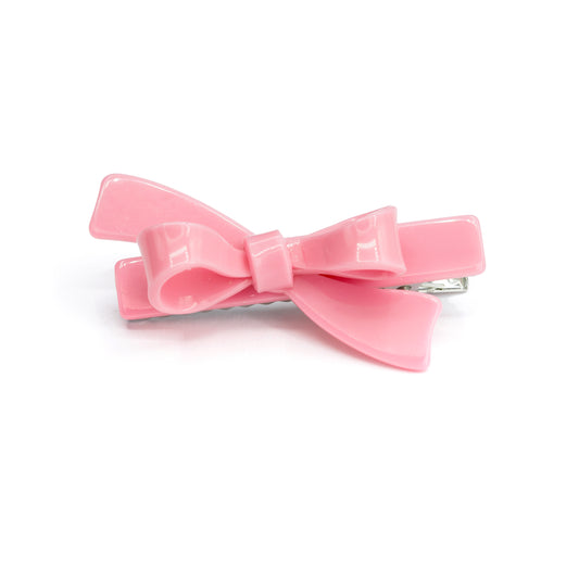 Light Pink Bow Hair Clips
