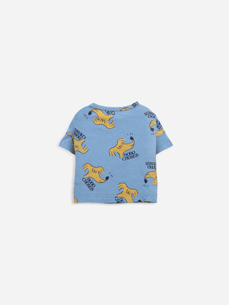 Bobo Choses - Sniffy Dog All Over Short Sleeve T-Shirt (Baby) - Last 6/12