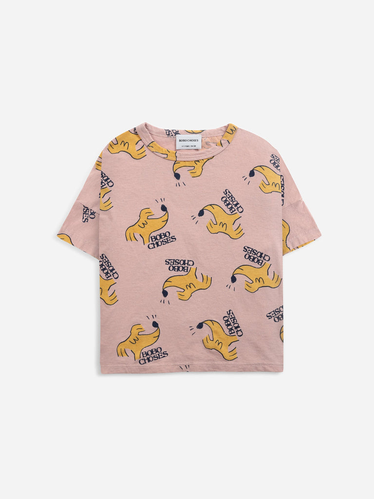 Bobo Choses - Sniffy Dog All Over Short Sleeve T-Shirt (Kid) - Only 8/9 & 10/11