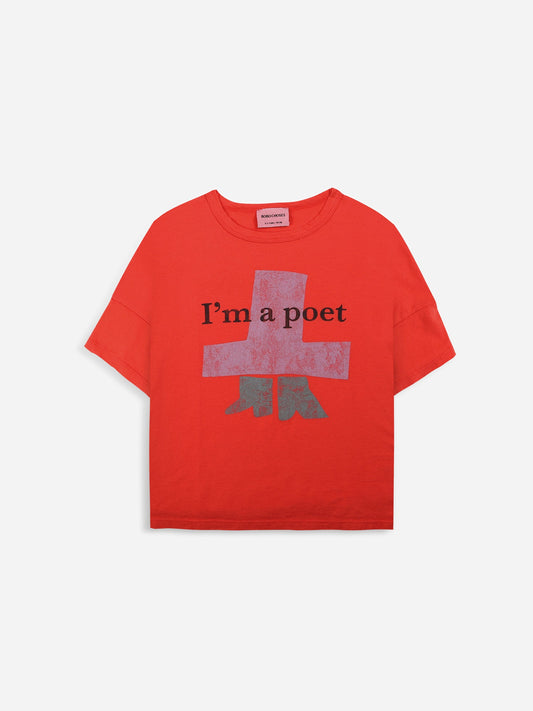 Bobo Choses - I'm a Poet Short Sleeve T-Shirt (Kid) - Last 2/3