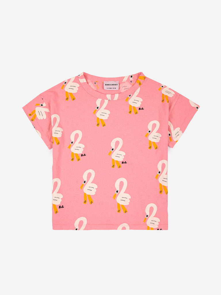 Bobo Choses - Pelican Pink T-Shirt (Kid) - Last 6/7 & 12/13