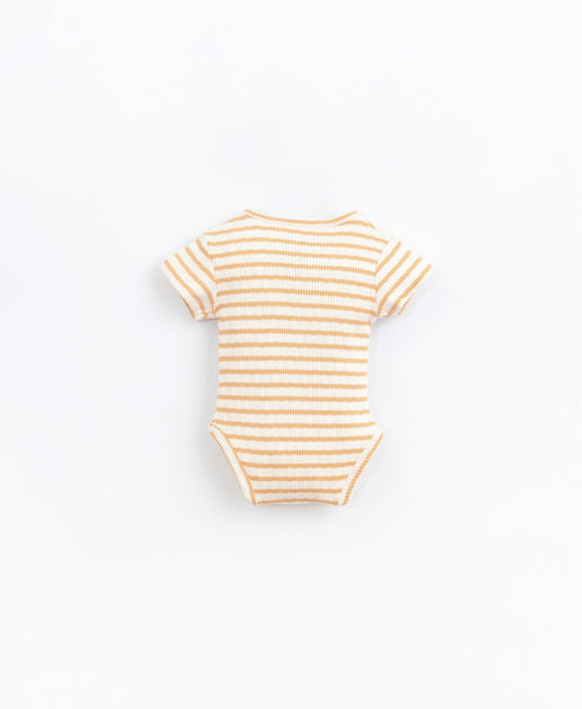 PlayUp - Ribbed Striped Onesie (Baby)