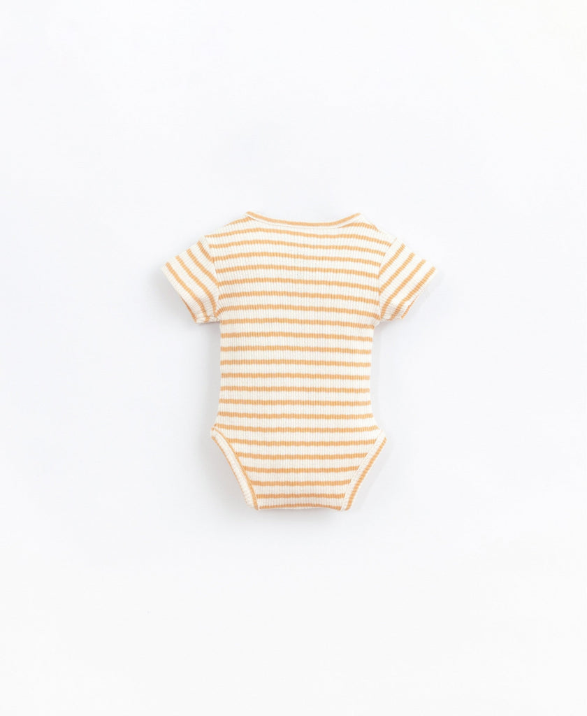 PlayUp - Ribbed Striped Onesie (Baby)