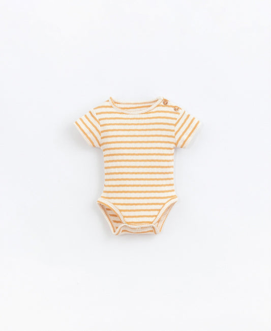 PlayUp - Ribbed Striped Onesie (Baby)