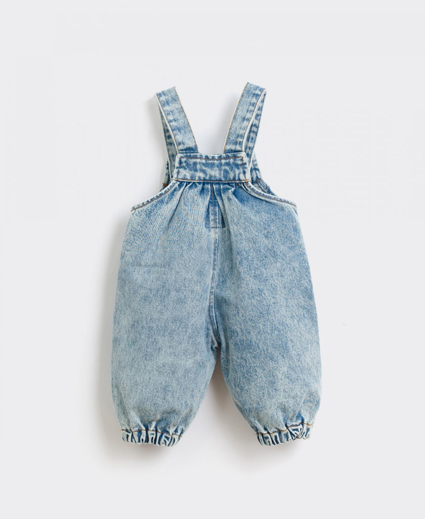 PlayUp - Denim Jumpsuit with Coconut Buttons | Jean (Baby)