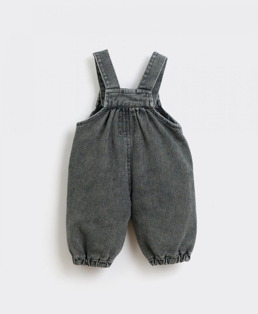 PlayUp - Denim Jumpsuit with Coconut Buttons | Nori (Baby)