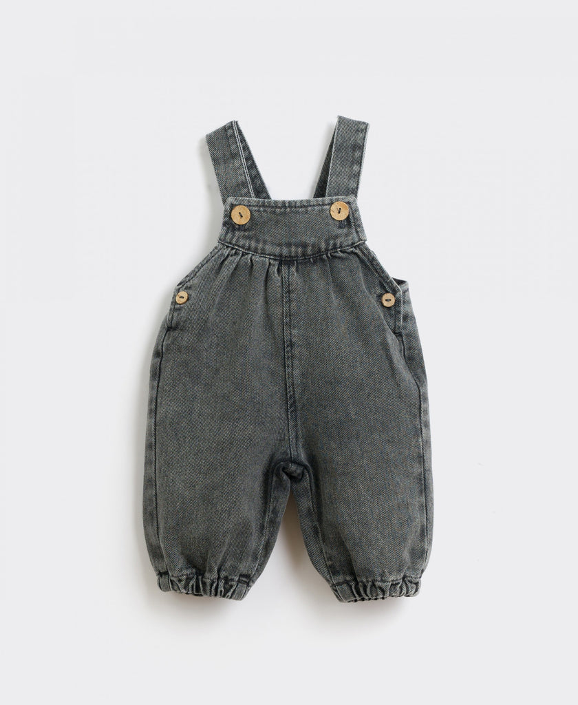 PlayUp - Denim Jumpsuit with Coconut Buttons | Nori (Baby)