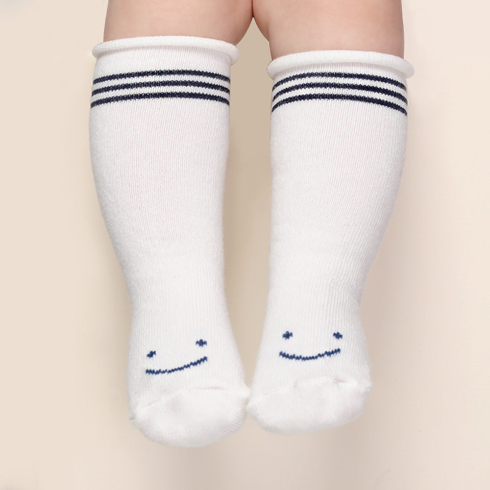 Smiley Emoji Knee Socks