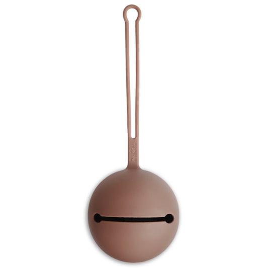 MUSHIE - Silicone Pacifier Holder Case (Cloudy Mauve)