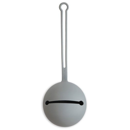 MUSHIE - Silicone Pacifier Holder Case (Stone)