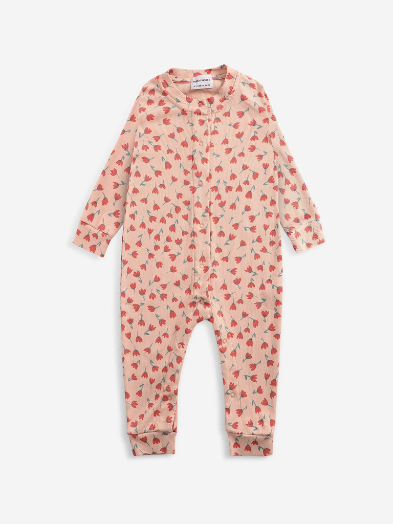 Bobo Choses - Flowers All Over Coveralls (Baby) - Last 24/36