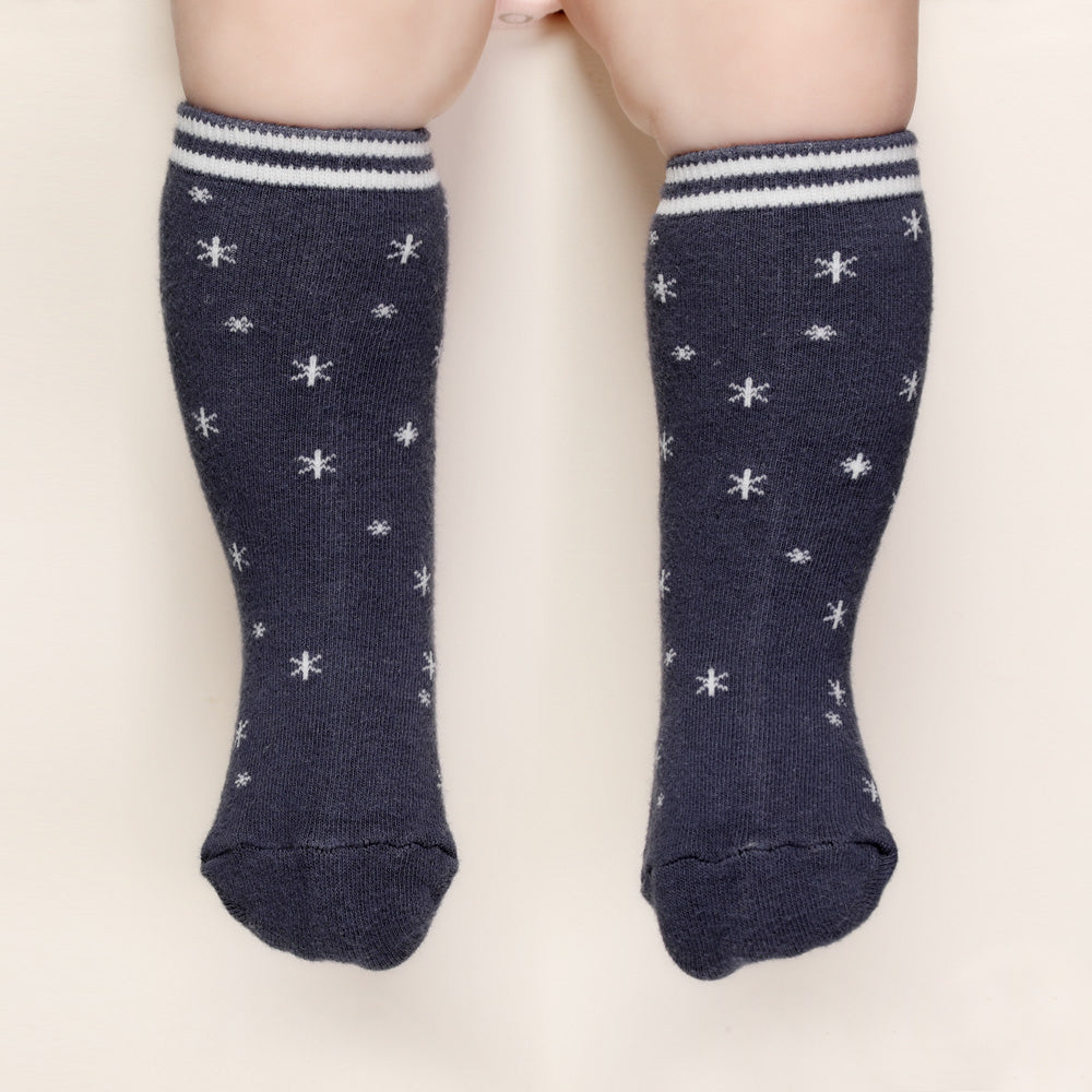 Pop Stars Knee Socks - Navy
