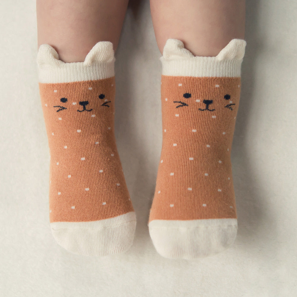 Cats & Dots Socks - Tabby