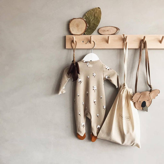 Organic Zoo - Cotton Field Suit w/Contrast Feet
