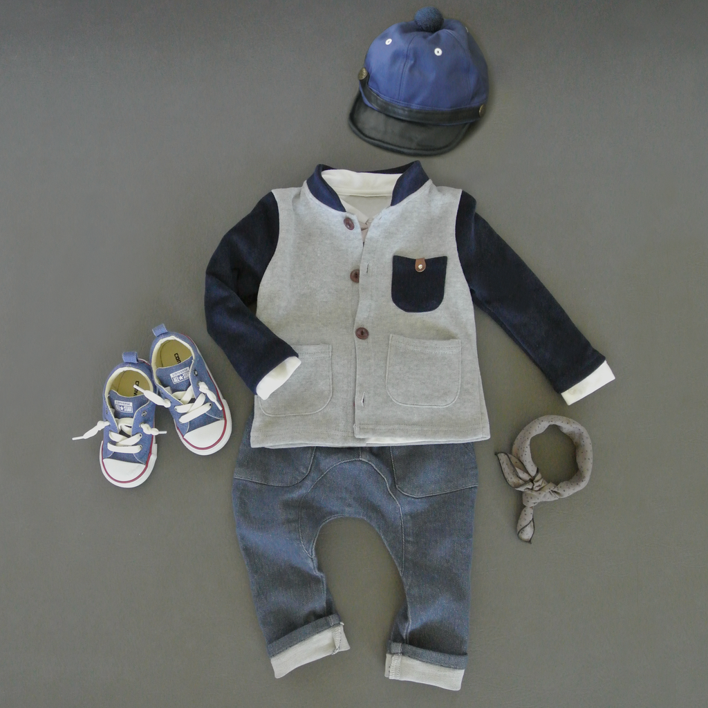 School Boy Jacket - Grey