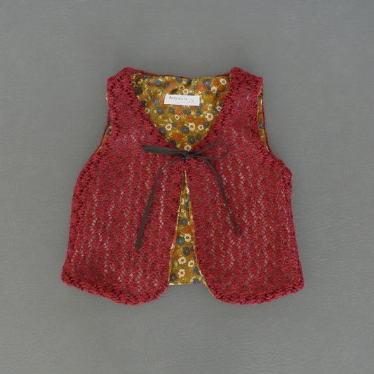 Fairytale Burgundy Vest