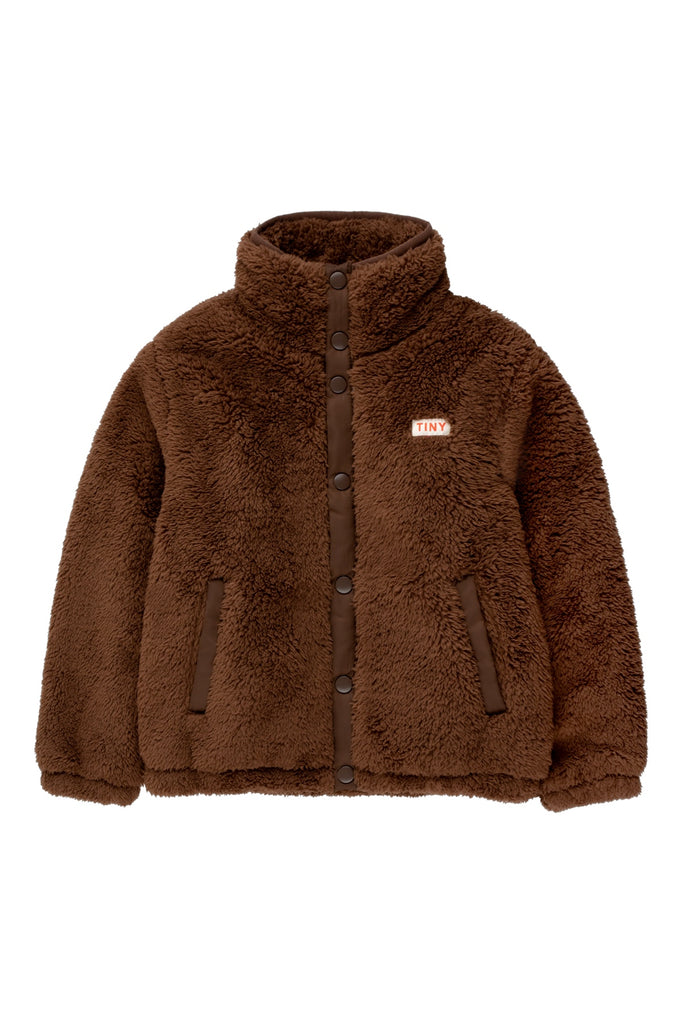 Tiny Cottons - Polar Sherpa Jacket (Brown - Kid) - Only 2Y & 6Y