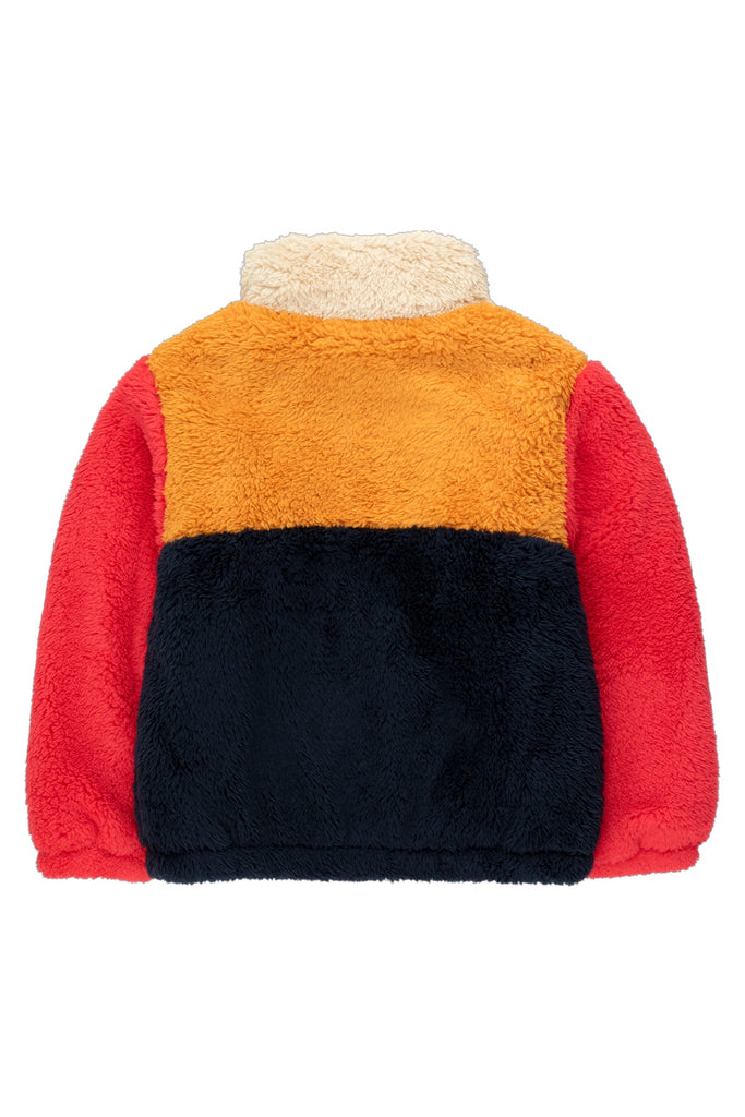 Tiny Cottons - Color Block Polar Sherpa Jacket (Primary - Kid) - Last 2Y