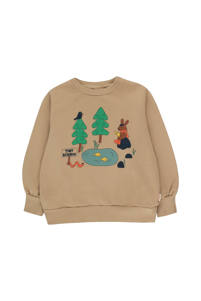Tiny Cottons - Tiny Réserve Taupe Sweatshirt (Kid) - Last 8Y