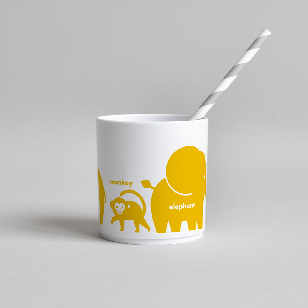 Buddy & Bear - Wild Animal Cup (Yellow - White Edition)
