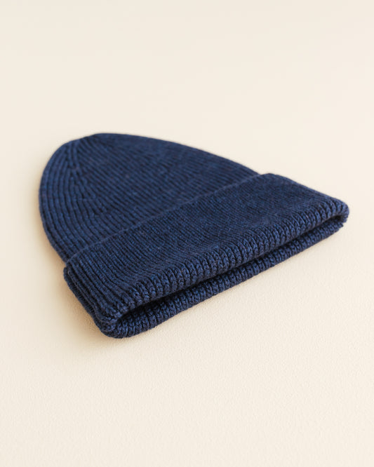 Hvid - Fonzie Beanie (Blue)