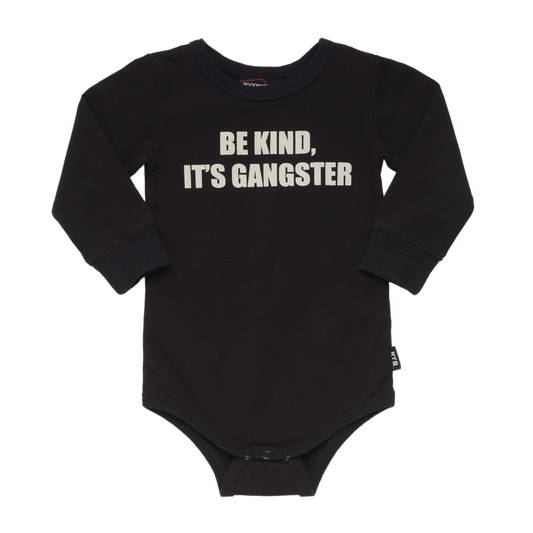Rock Your Baby - Be Kind, It's Gangster Onesie - Last 12/18