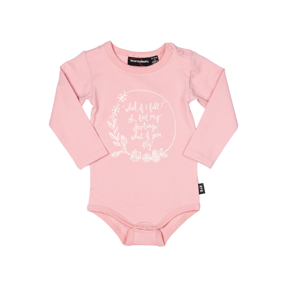 Rock Your Baby - "What if I Fall" Onesie