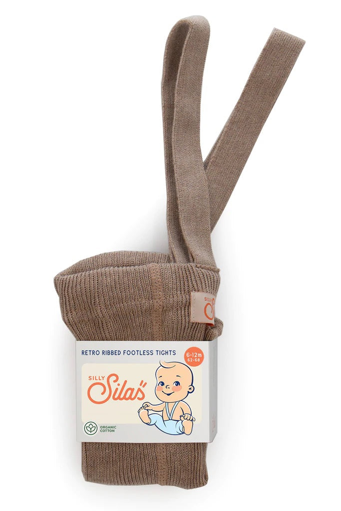 Silly Silas - Footless Tights (Cocoa Blend)