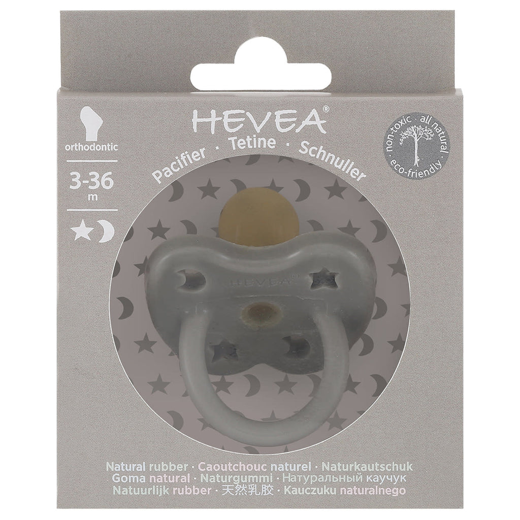Hevea - Pacifier (Shiitake Grey - R|0/3m + 3/36m)