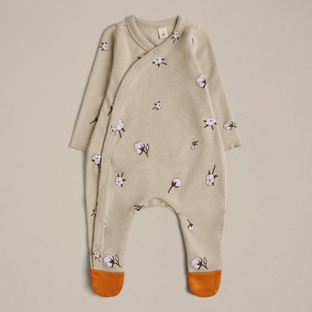 Organic Zoo - Cotton Field Suit w/Contrast Feet