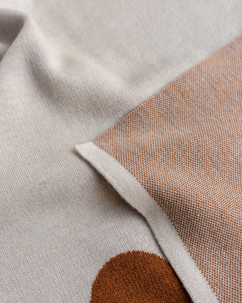 Hvid - Blanket Edie (Off-White|Rust)