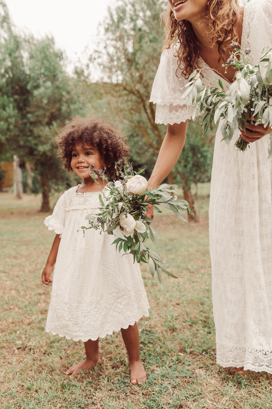 Louise Misha - Dress Dalila (Off-White) - Last 12m
