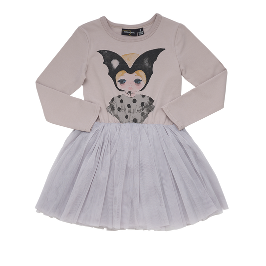 Rock Your Baby - Bat Girl Tutu Dress - Last 6Y