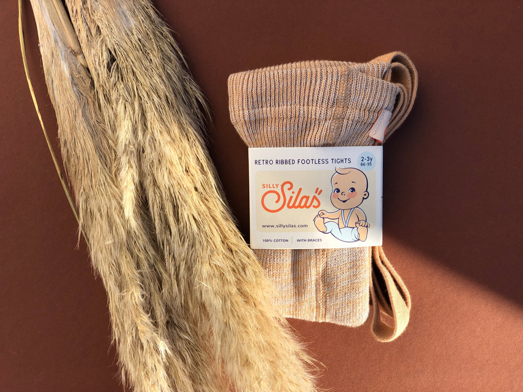 Silly Silas - Footless Tights (Silverly Brown)