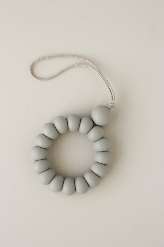 Little Chew - Silicone Teether Ring (Taupe)