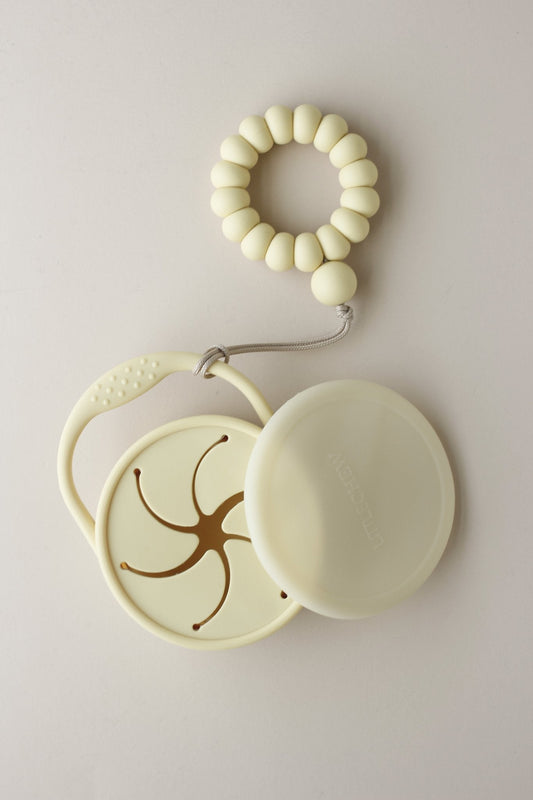 Little Chew - Silicone Teether Ring (Pineapple)