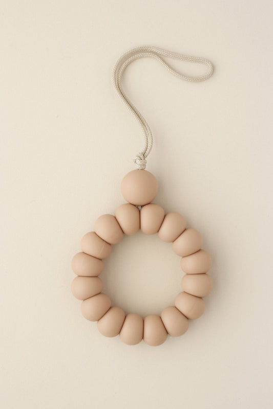 Little Chew - Silicone Teether Ring (Dusty Coral)