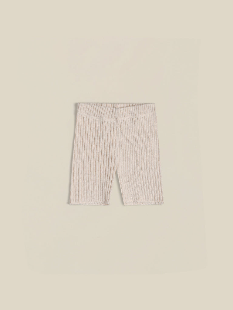 Organic Zoo - Oat Knitted Shorts