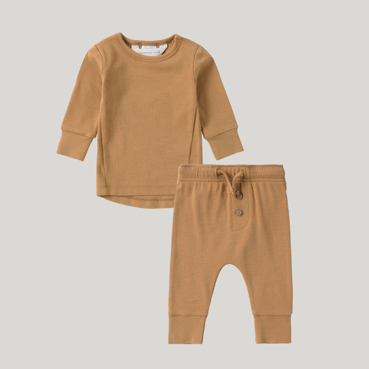 Susukoshi - Organic Pajama Set (Sunkissed - L/S) - Last 6/12 & 4Y
