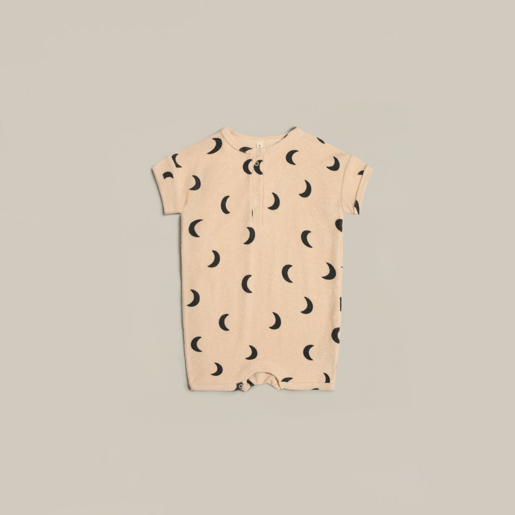 Organic Zoo - Pebble Midnight Terry Beach Romper - Last 0/6